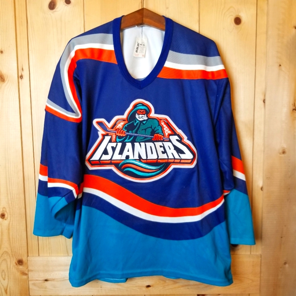 Vintage Bauer New York Islanders Fisherman Hockey Jersey